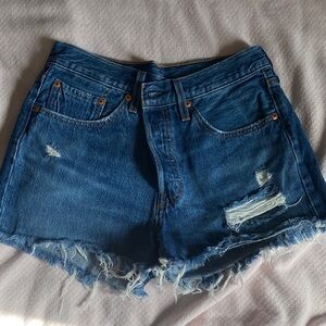 Levi's Blue Jean Shorts